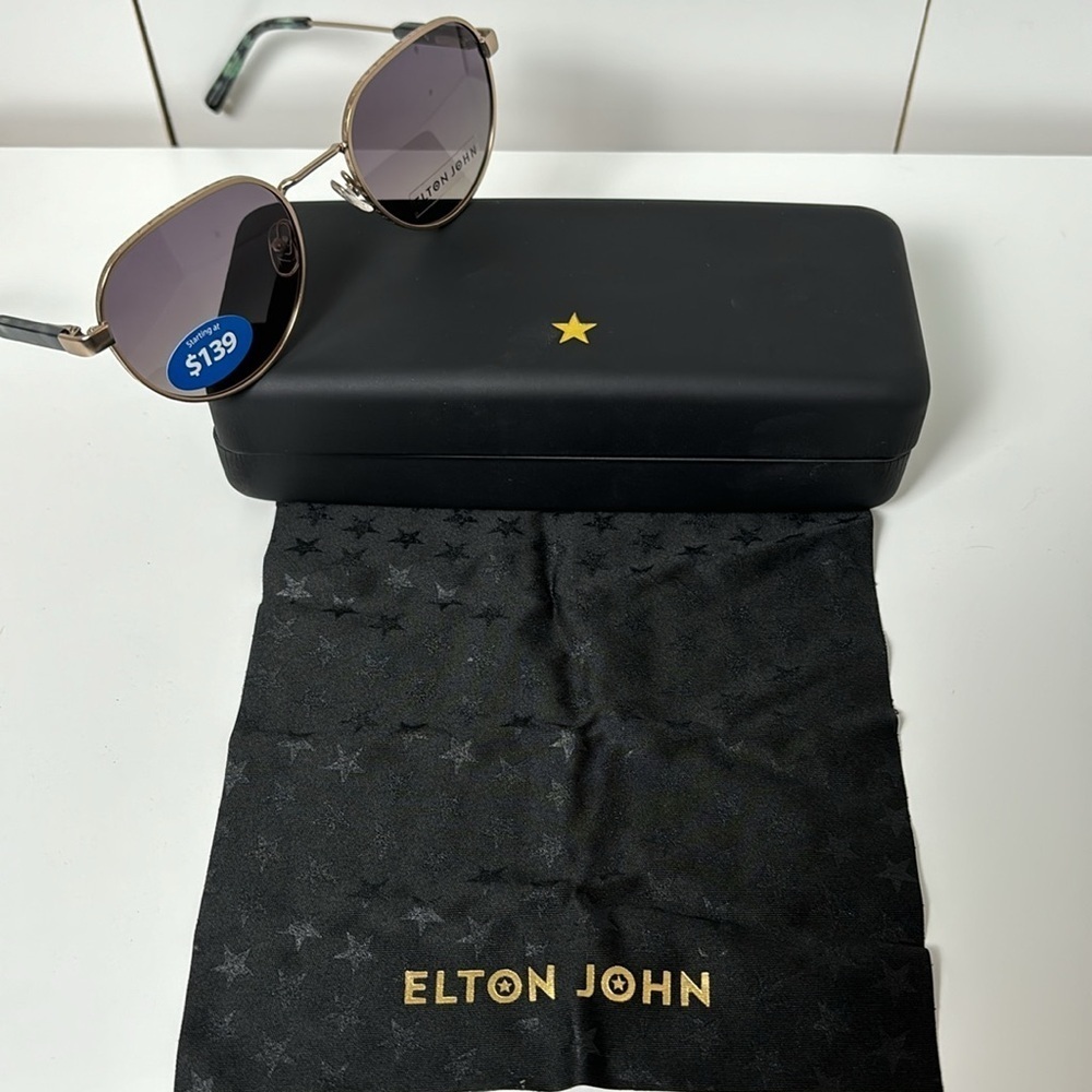 Elton John Bohemian Sunglasses | Retro Statement Sunglasses - Picture 7 of 7